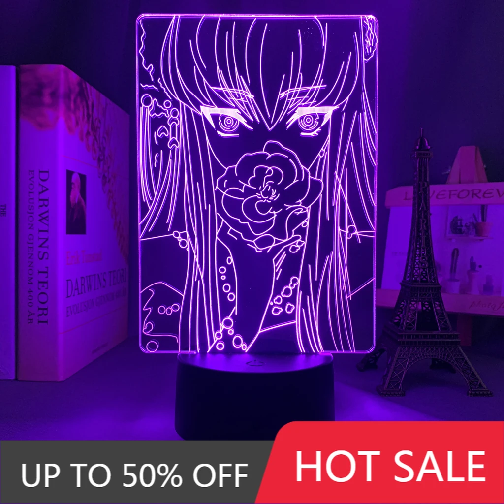 

Anime 3d Lamp Code Geass CC for Bedroom Decor Nightlight Birthday Gift Manga Code Geass Led Night Light Bedside