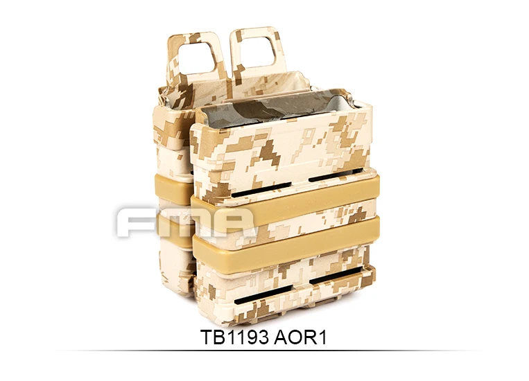 

TB1193 Outdoor FMA Water Transfer Fast Mag Pouch Magazine Holster Set 7.62 Molle Strike System AOR1 AOR2