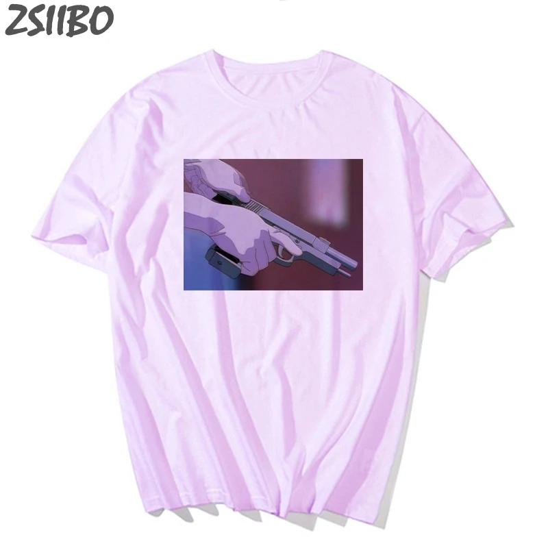 Мужская футболка с принтом Vaporwave Повседневная коротким рукавом Япония 2019 | одежда