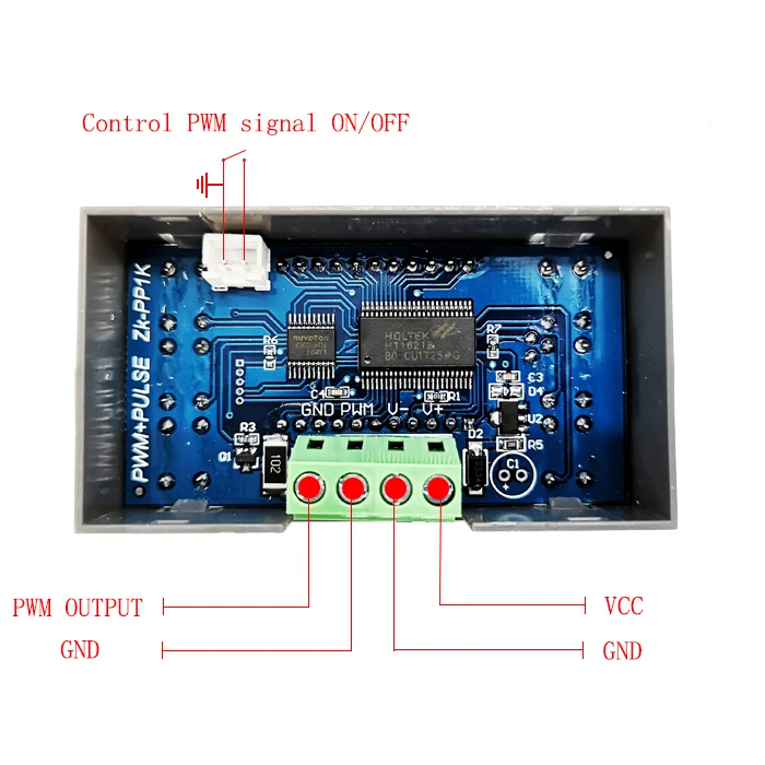 ZK-PP1K PWM pulse frequency duty cycle adjustable module square wave rectangular signal function generator | Инструменты