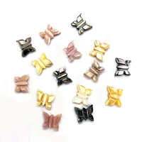 natural sea shell beads butterfly used for fashion charm jewelry day making necklace pendant bracelet carved loose beads