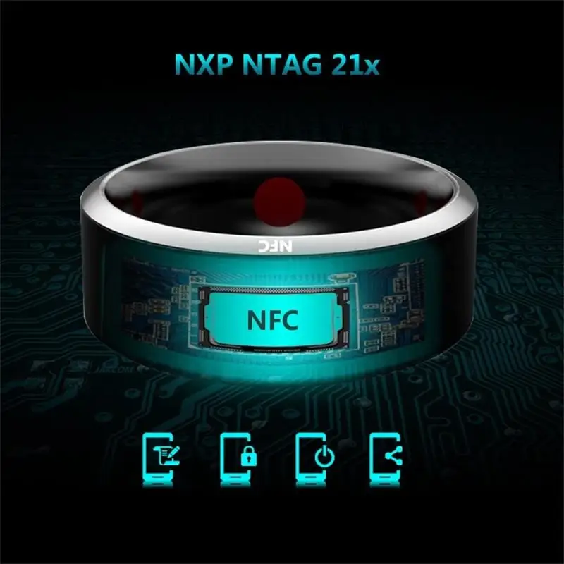 Кольцо NFC R3 R3F с металлическим кольцом для IOS Apple iPhone xiaomi zte huawei oppo
