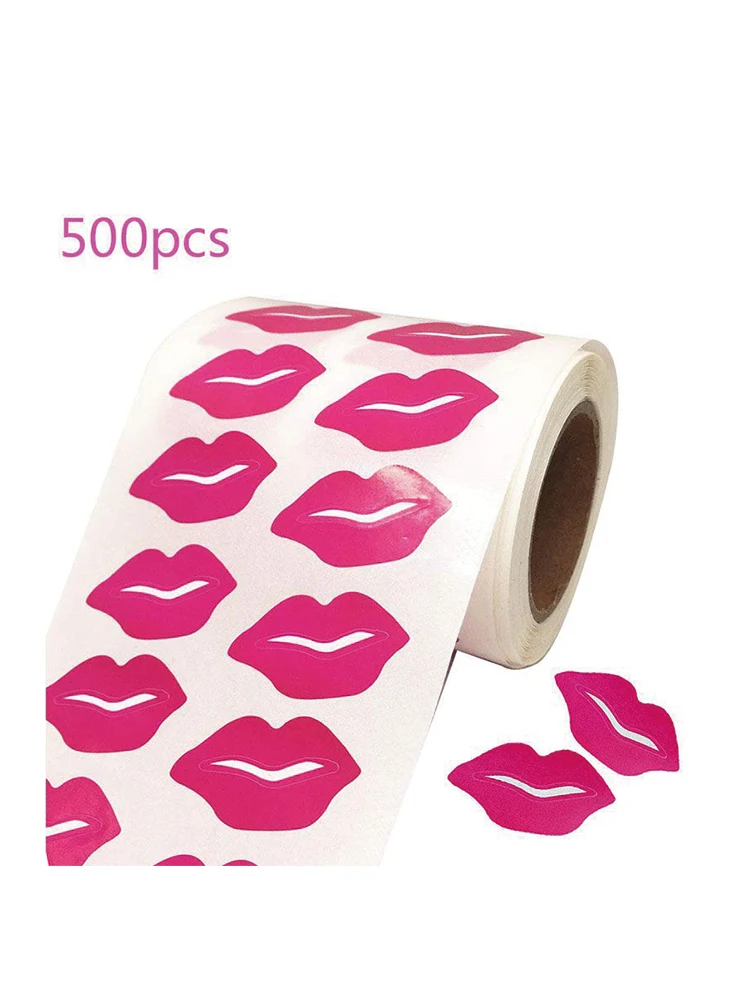3.2cm1000pcs клейкая красная поцелуй наклейки в виде губ для загара наклейка боди арта