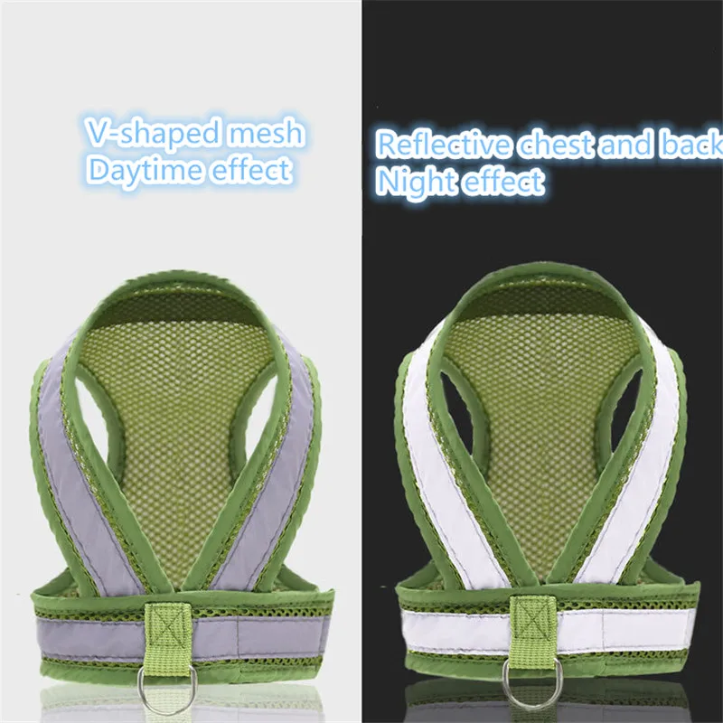 Светоотражающая безопасная поводок для собак комплект маленьких и средних кошек