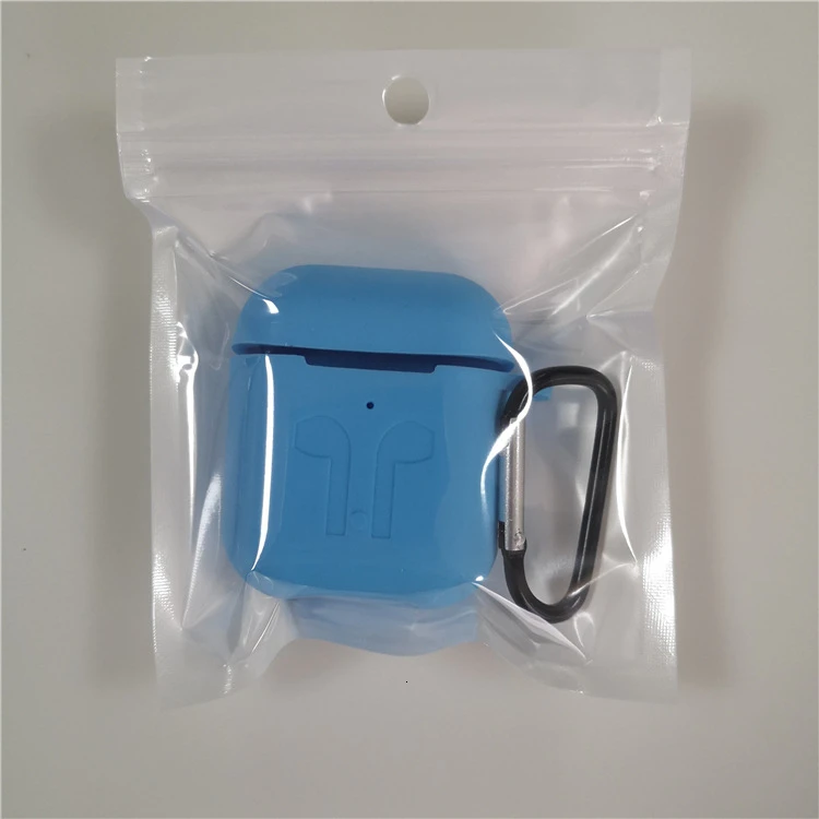 Бесплатная доставка DHL 100 шт. для Apple AirPods 1 2 защитный противоударный силиконовый