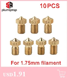 MK8 экструзионный V5 j-головка Hotend нагревательный алюминиевый блок 20x20x10 мм с термистором керамический нагреватель 12 В 24 в 40 Вт для 3D-принтера