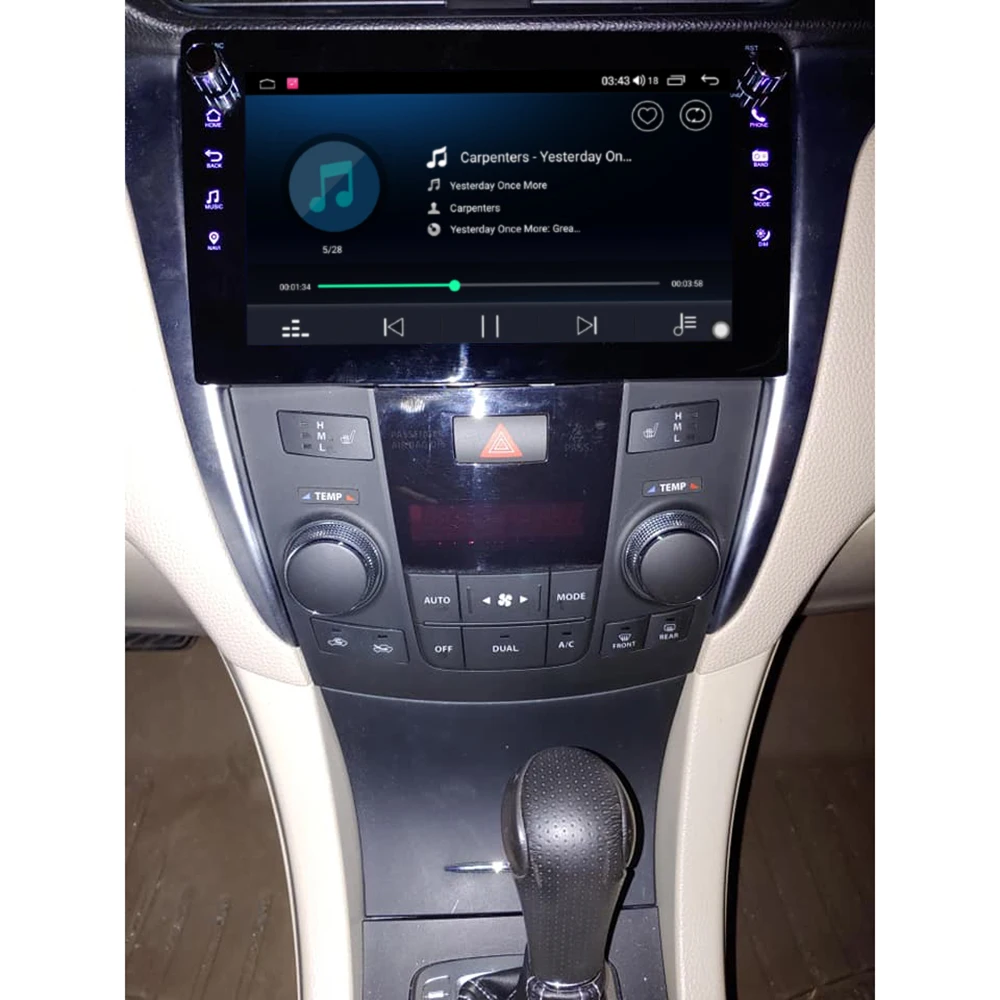 Универсальный Головной блок 1 din на Android 10 0 9 IPS дисплей 4 Гб ОЗУ и 64 ПЗУ GPS