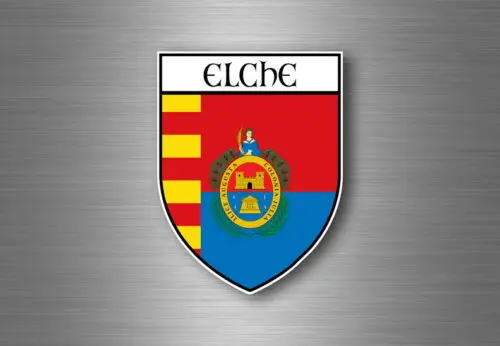 

Hot Sell Sticker Car Motorbike Coat of Arms City Flag Elche Spain Stickers for Laptops, Office Supplies, Motorcycles, Cars