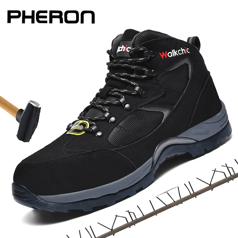 Мужские защитные ботинки Pheron со стальным носком уличные основанием для