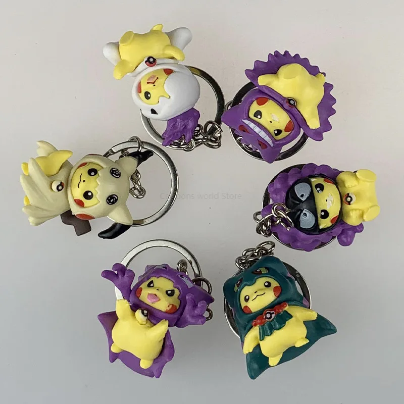TAKARA TOMY игрушка Покемон фигурка ручной работы Украшение Bikachu кукла модель брелок