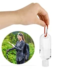 2021 Новый дезинфекции распыление спирта бутылочные прозрачные для дезинфицирующего средства для рук пустая бутылка лосьон Портативный крюк кольцо для ключей