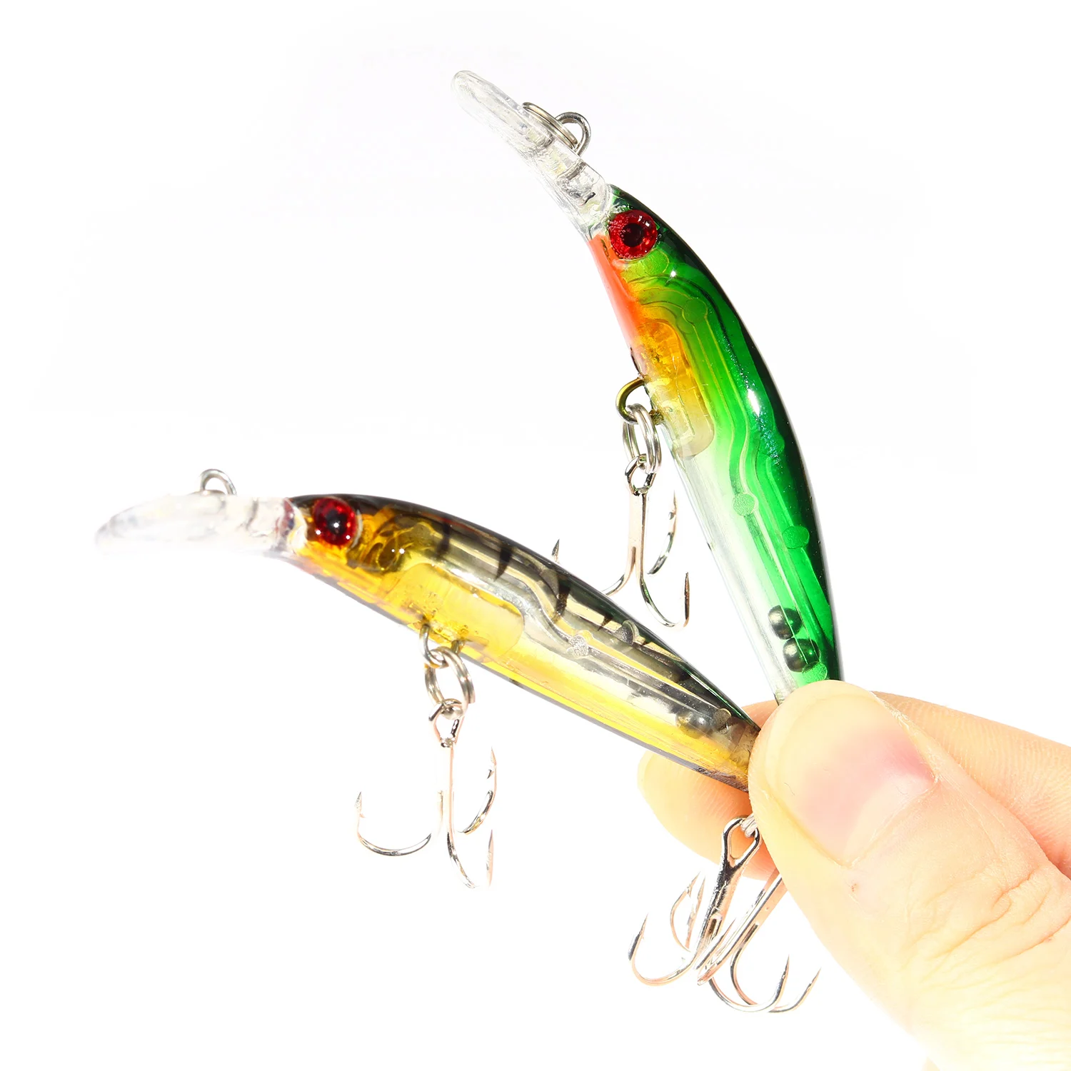 BAKAWA 1 шт. приманка в виде гольяна 70 мм 3 7 г топвотер жесткая джиг-приманка воблер