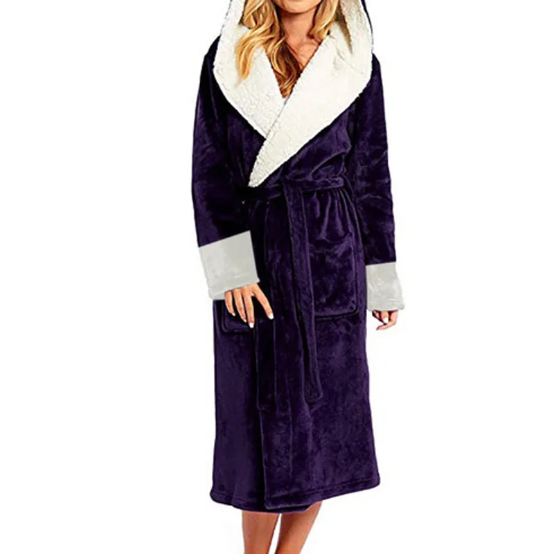 

Autumn Winter Sleepwear women 5XL 6XL 7XL 8XL Bust 143cm Plus size fleece sleep tops
