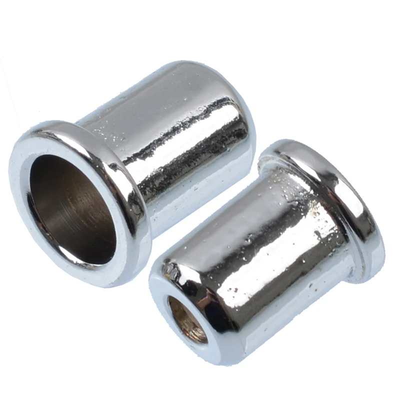 4pcs Electric Bass Guitar String Thru Body Ferrules Bushing Bridge Mounting Black-gold-Chrome | Спорт и развлечения