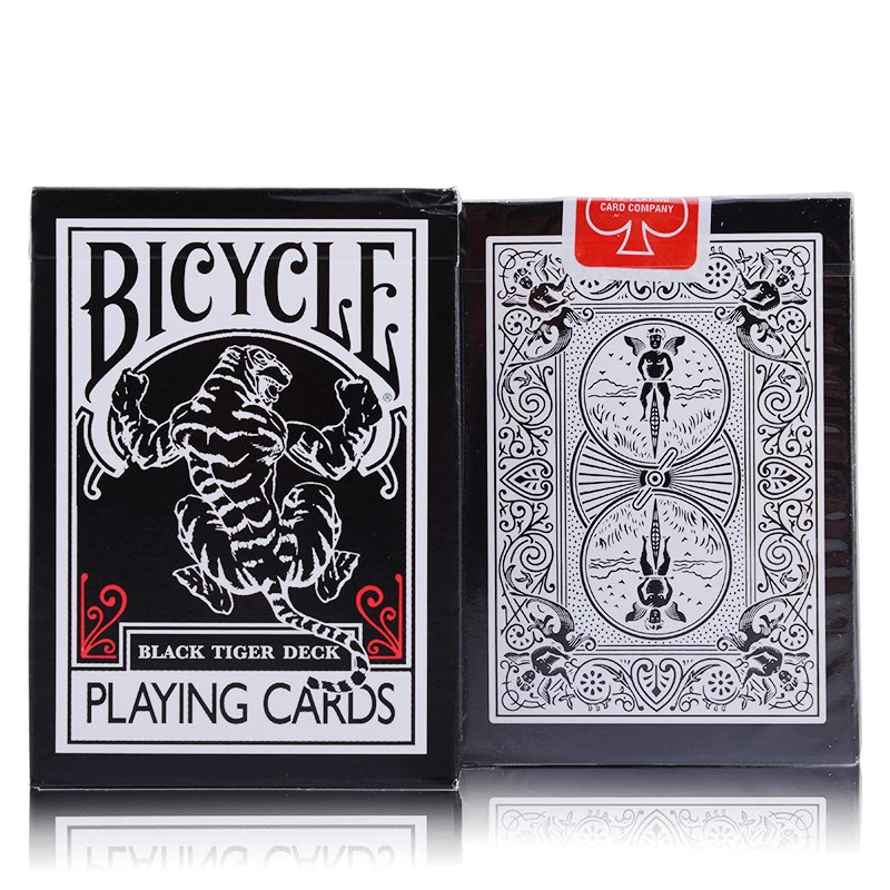 1 колода велосипедных карт черный тигр эллюсионист игральные карты обычная