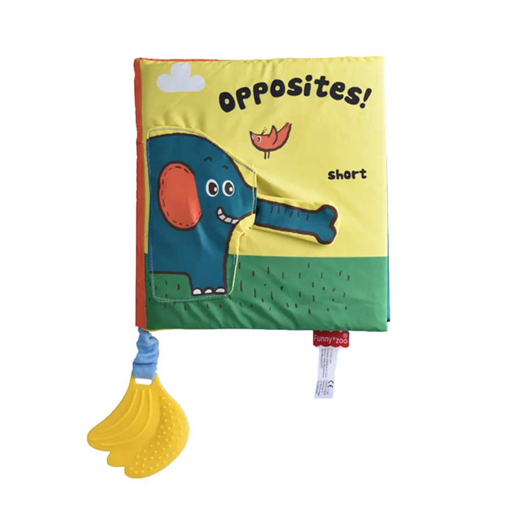 Мягкая новая ткань для развития интеллекта ребенка обучающая картина книга