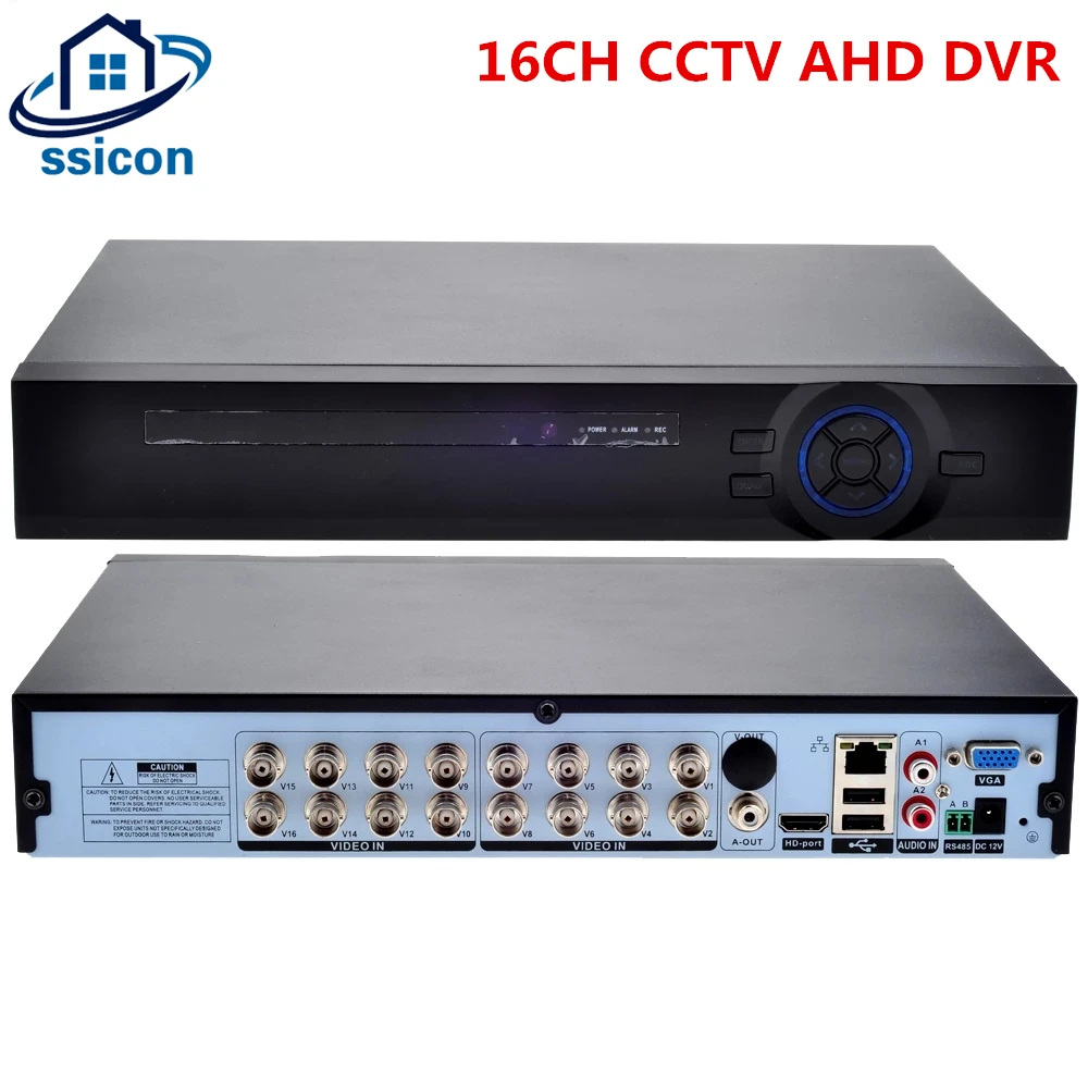 

4CH 8CH 16CH CCTV AHD DVR Recorder 1080N 6 IN 1 Digital Video Recorder For 2MP AHD/CVI/TVI/CVBS IP Camera