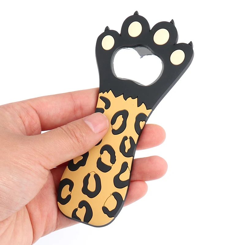 

Creative Beer Bottle Opener Cartoon Cute Cat Claw Corkscrew Multifunction Magnet Refrigerator Sticker Openers Kitchen Bar Tools