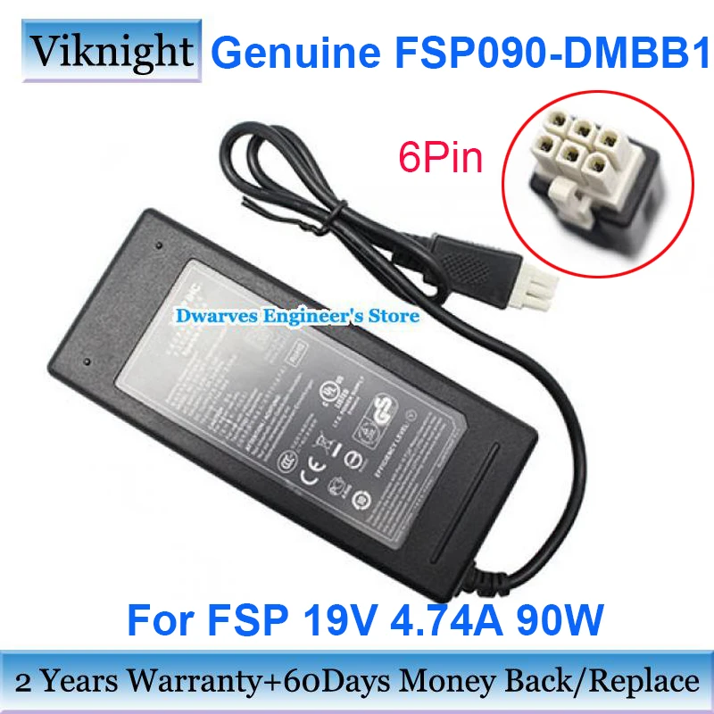 Оригинальное быстрое зарядное устройство для ноутбука FSP 19 в 4,74 а 90 Вт адаптер переменного тока для FSP 9NA090051 0 источник питания 6 контактов