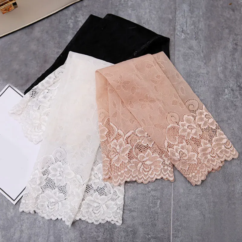 Летние женские сексуальные кружевные перчатки солнцезащитные длинные варежки