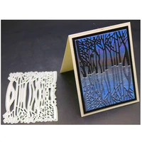 yinise scrapbook metal cutting dies for scrapbooking stencils tree reflection diypaper album cards making embossing die cut cuts