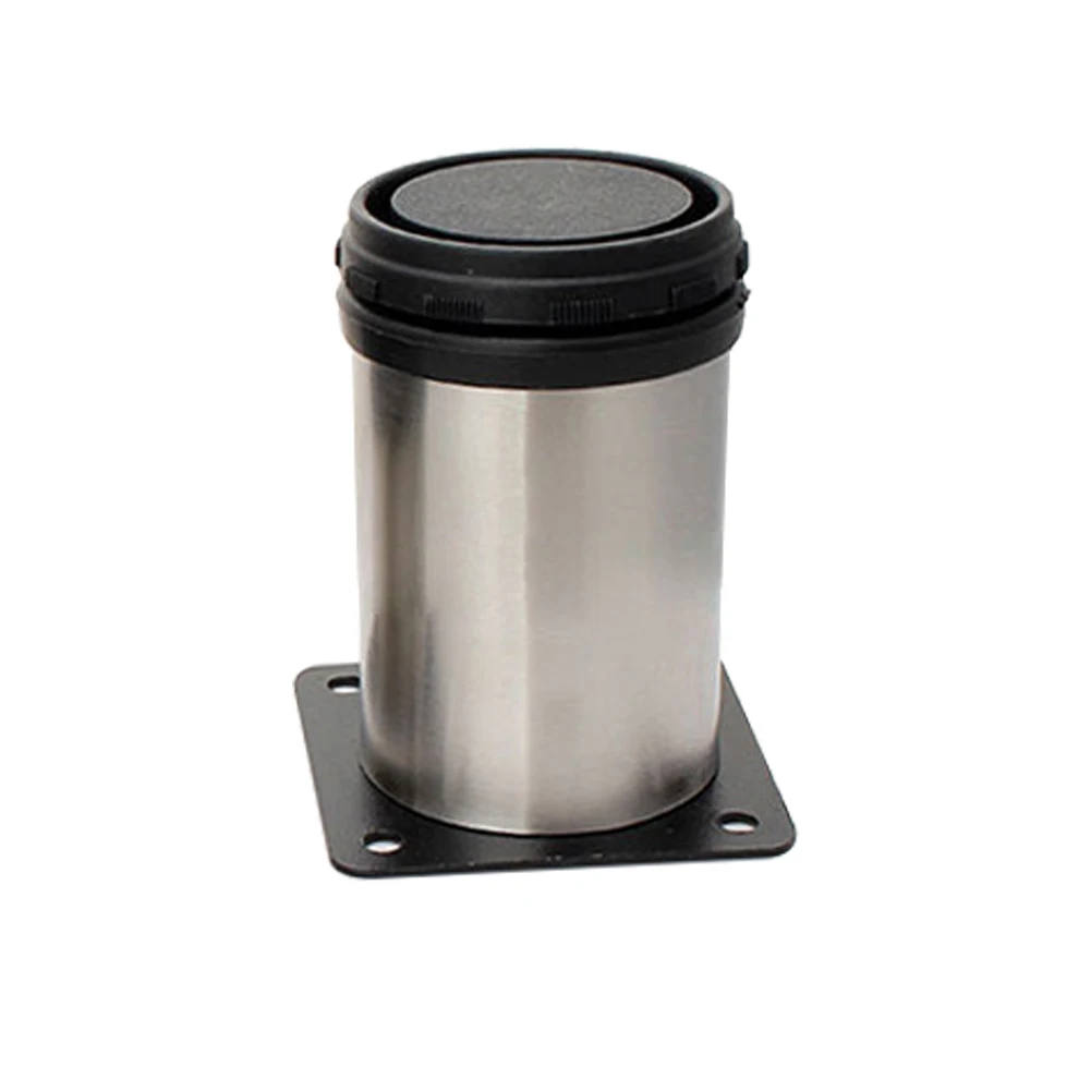 

Brushed Stainless Steel Adjustable Height With Screws Moisture Proof Furniture Home Table Water Resistant Sofa Bed Cabinet Leg