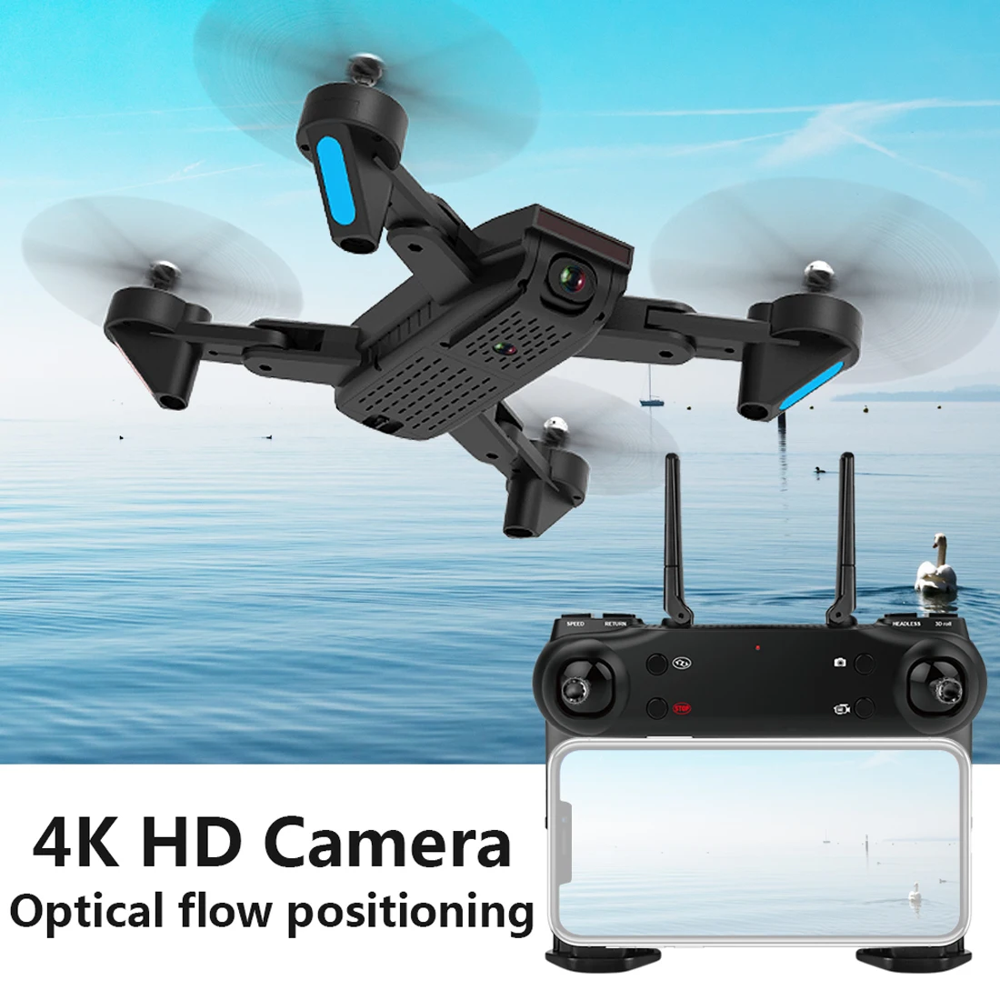 2019 SG700 S 4K камера Дрон WIFI FPV Двойная Широкоугольный контроль ладони оптический