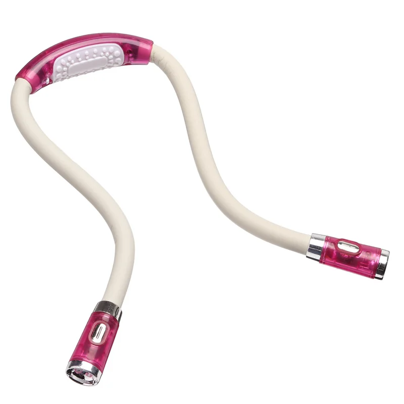 Удобный светодиодный гибкий громкой связи фонарик на шею лампа для чтения книг