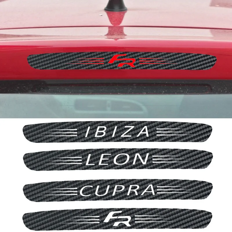 Наклейки и Переводные картинки из углеродного волокна стоп сигнал Стайлинг