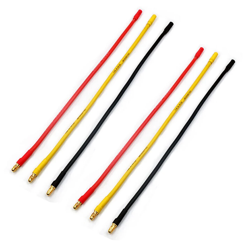 2 комплекта Вертолет Лодка ESC коннектор бесщеточный двигатель 3 5 мм пуля самолет