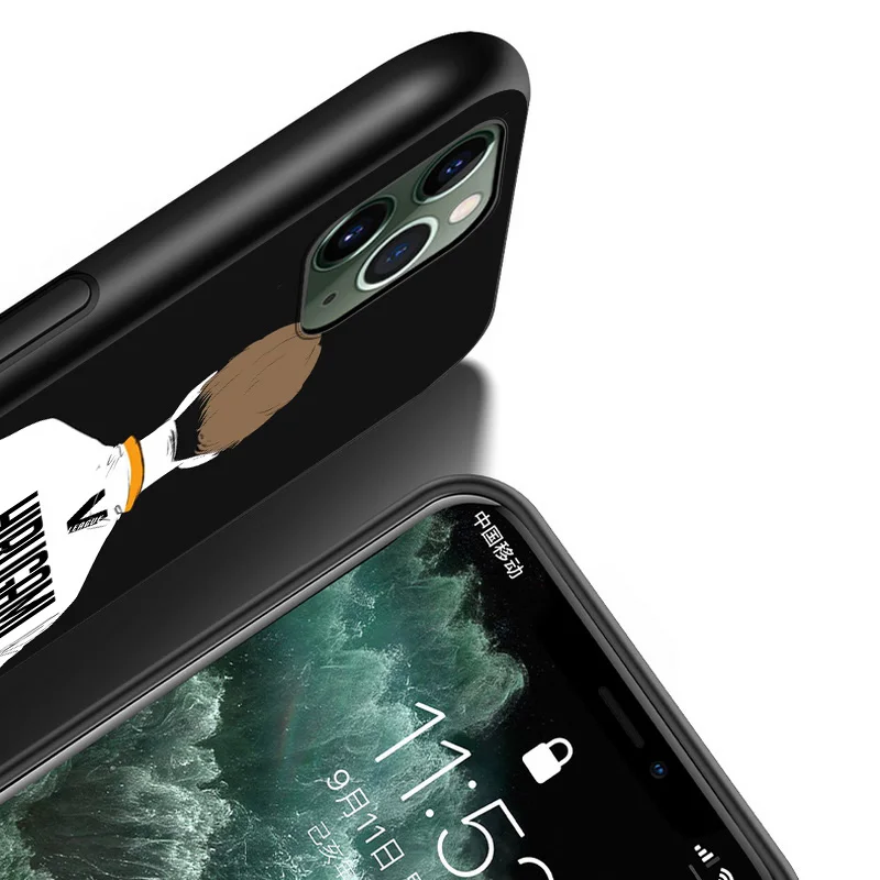 

Fukurodani Bokuto For Apple iPhone 12 11 XS Pro Max Mini XR X 8 7 6 6S Plus 5 SE 2020 Black Cover Phone Case