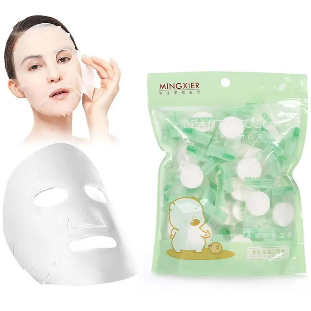 Ультратонкая увлажняющая одноразовая компрессионная маска 30 цветов|Средства