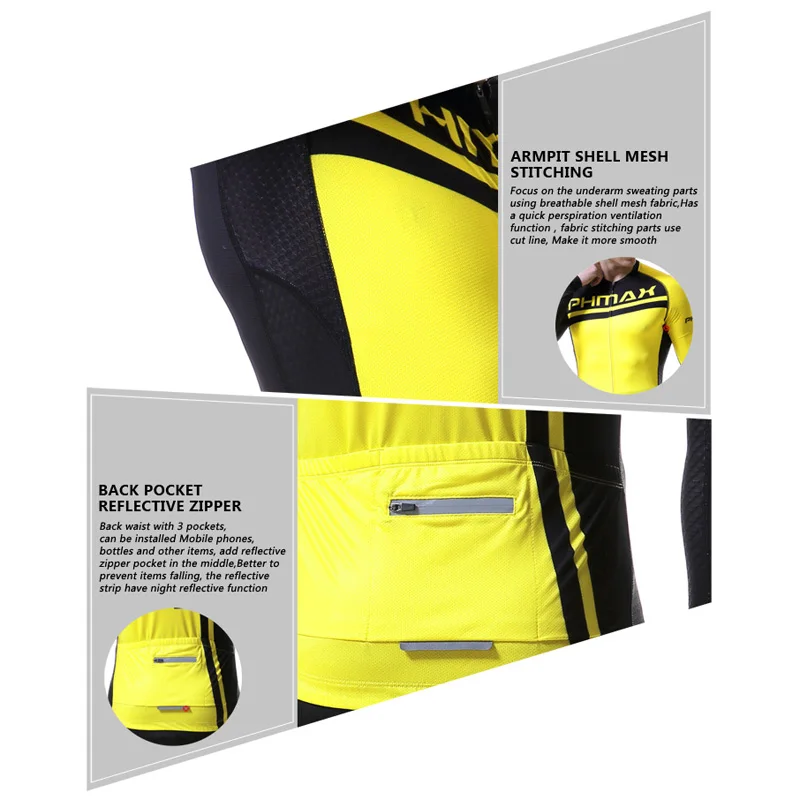 Веломайка PHMAX с длинным рукавом дышащая Спортивная одежда для горных велосипедов