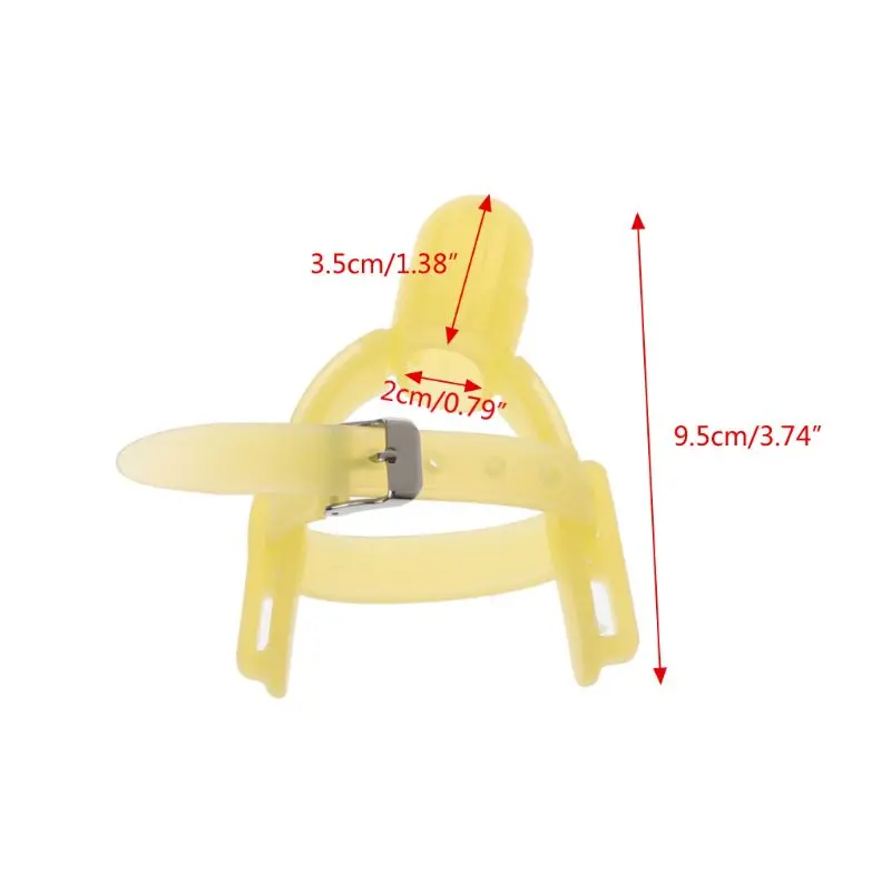 

2 Colors Nontoxic Silicone Baby Kids Child Finger Guard Stop Thumb Sucking Wrist Band