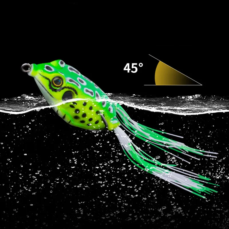 

Мягкая рыболовная приманка в виде лягушки, 1 шт.