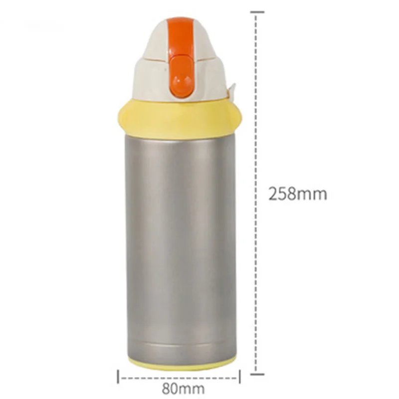 Титановая вакуумная 600 мл детская портативная бутылка для воды Детская фляжка