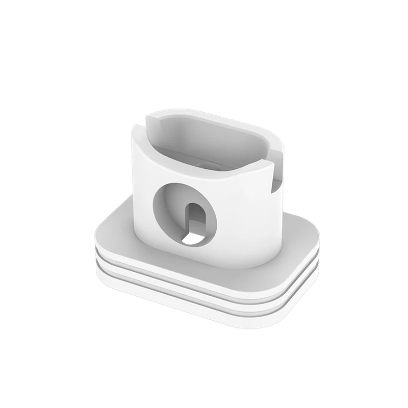 2 In 1 Charging Dock Station Station Charger Soft Silicone Desk Charging Base Anti-fall Stand Holder For AirPods Case Charger