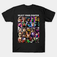 men tshirt select your fighter umk3 mortal kombat t shirt printed t shirt tees top