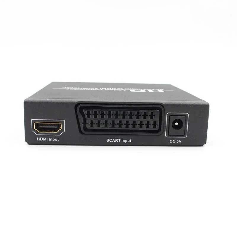Преобразователь SCART + HDMI в цифровой аудио HDTV 720p 1080p разветвитель преобразователь| |