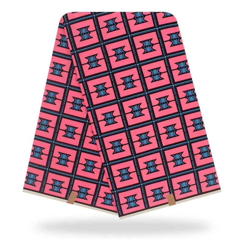 Красивые цветы Анкара африканские принты батик пэчворк настоящий голландский