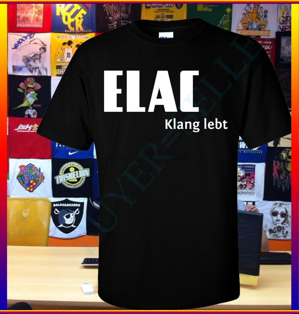 

New Elac Klang Lebt The life of sound Logo T shirt S-2XL