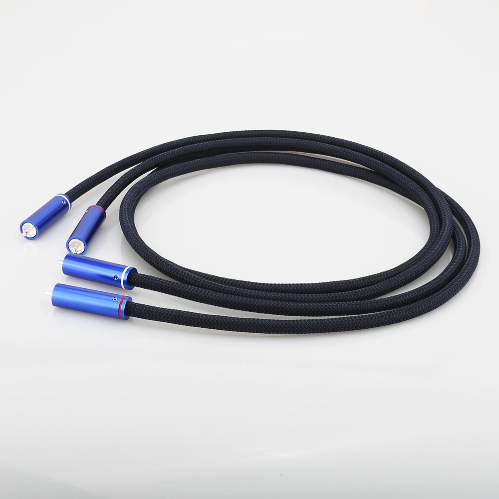Audiocrast Audiophiles RCA Cable 2RCA Male to HiFi System Subwoofer Converter Adapter with Diameter 8mm HIFI | Электроника