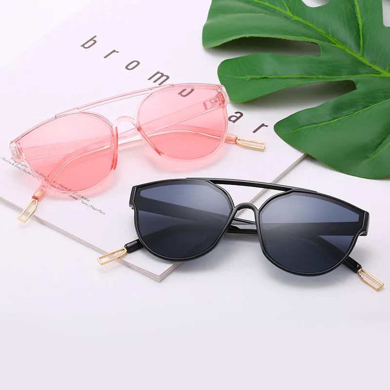 

Double Beam Men and Women Sunglasses New Eyeglasses Fashion Resin Vintage Glasses