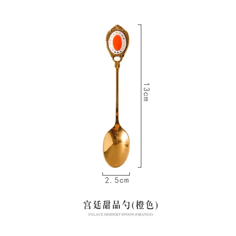 

1 Pcs Long Handled Stainless Steel Coffee Spoon Ice Cream Dessert Tea Spoon For Picnic Kitchen Accessories