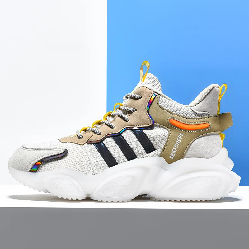 

Мужская обувь для бега, нескользящая авангардная обувь для бега, повседневная мужская обувь в стиле ретро, мужские кроссовки, новая спортив...