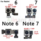 Оригинальная маленькая фронтальная камера Xiaomi Redmi Note 6 6A 7 7A Pro Plus, модуль основной большой задней камеры, гибкий кабель с лентой