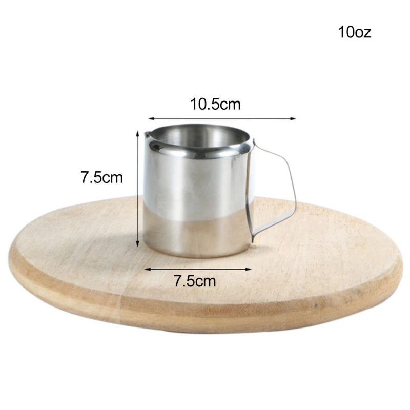 

Frothing Jug Milk Cream Cup Coffee Creamer Stainless Steel Milk Latte Art Pitcher With Spout Durable Kitchen Coffee Accessories