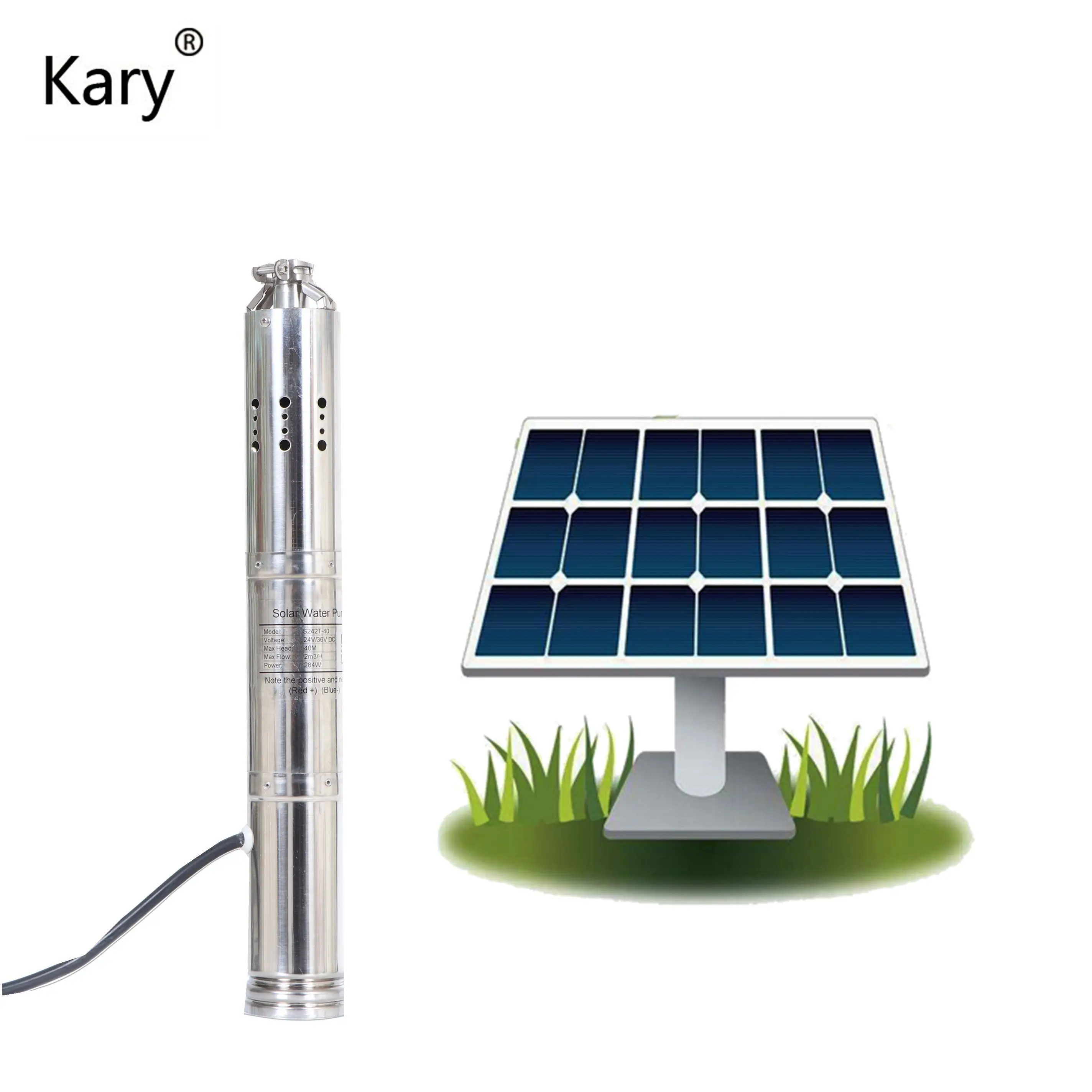 Фото Kary Цена по прейскуранту завода 3000л/ч 12v лифт 20 м 1 дюйм выход dc солнечный Kary Цена по прейскуранту завода 3000л/ч 12v лифт 20 м 1 дюйм выход dc солнечный