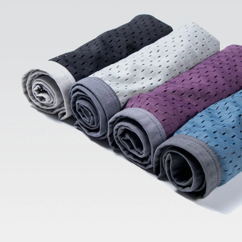 Трусы-боксеры мужские сетчатые прозрачные 4 шт./лот | Мужская одежда