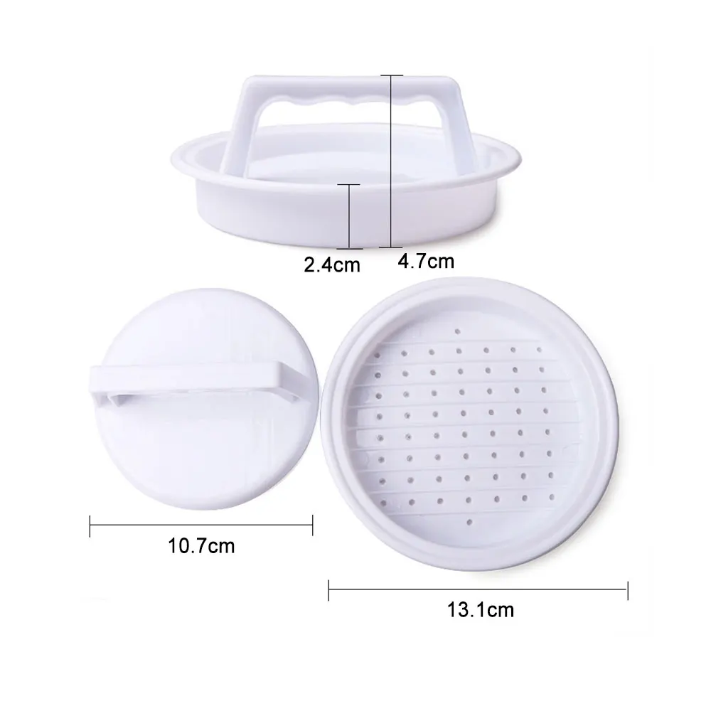 Силиконовый мир пресс для гамбургеров пластиковый бургеров мяса птица